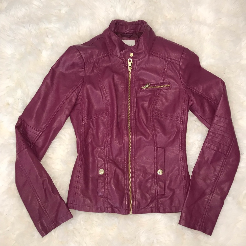 Guess faux leather jacket